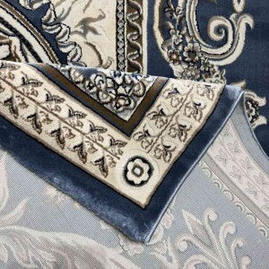 Turkish Jasmine Rug French Pattern 9052A, Blue Size 100*300
