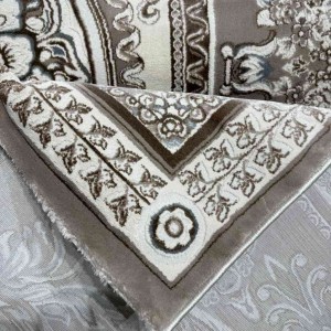Turkish Jasmine Rug French Pattern 9052A, Dark Beige Size 100*300
