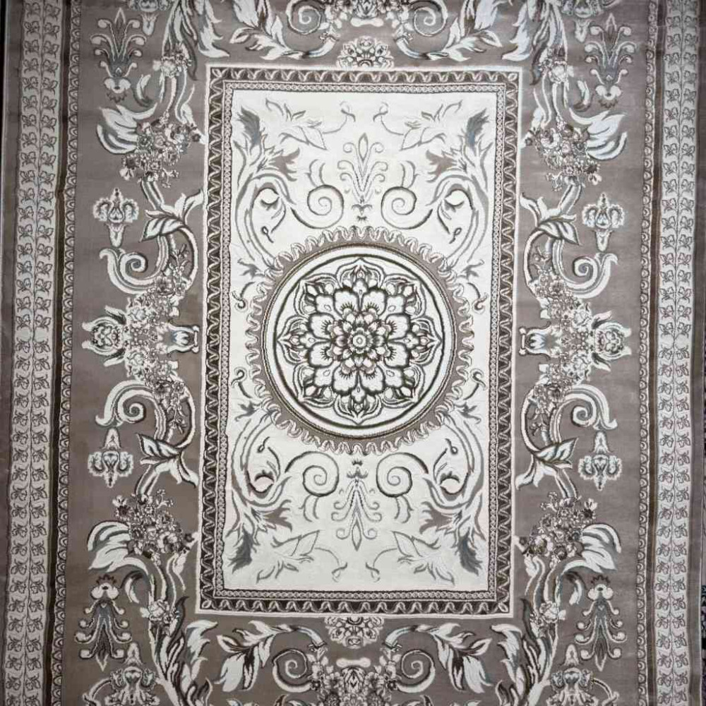 سجاد تركي ياسمين نقش فرنسي 9052A بيج غامق مقاس 80*150 سجاد تركي ياسمين نقش فرنسي 9052A بيج غامق مقاس 80*150