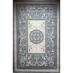 سجاد تركي ياسمين نقش فرنسي 9052A رصاصي مقاس 150*220