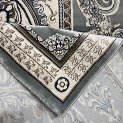 سجاد تركي ياسمين نقش فرنسي 9052A رصاصي مقاس 150*220 سجاد تركي ياسمين نقش فرنسي 9052A رصاصي مقاس 150*220