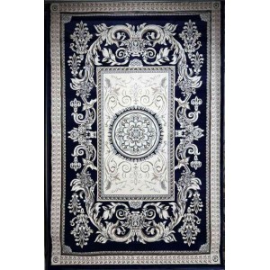 Turkish Jasmine Rug French Pattern 9052A navy Size 250*350