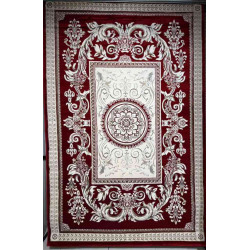 سجاد تركي ياسمين نقش فرنسي 9052A احمر مقاس 400*500