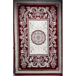 Turkish Jasmine Rug French Pattern 9052A red Size 100*200