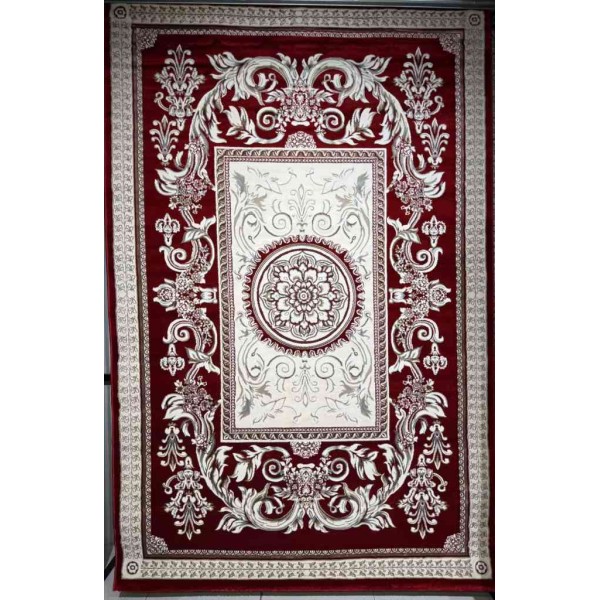 Turkish Jasmine Rug French Pattern 9052A red Size 100*200