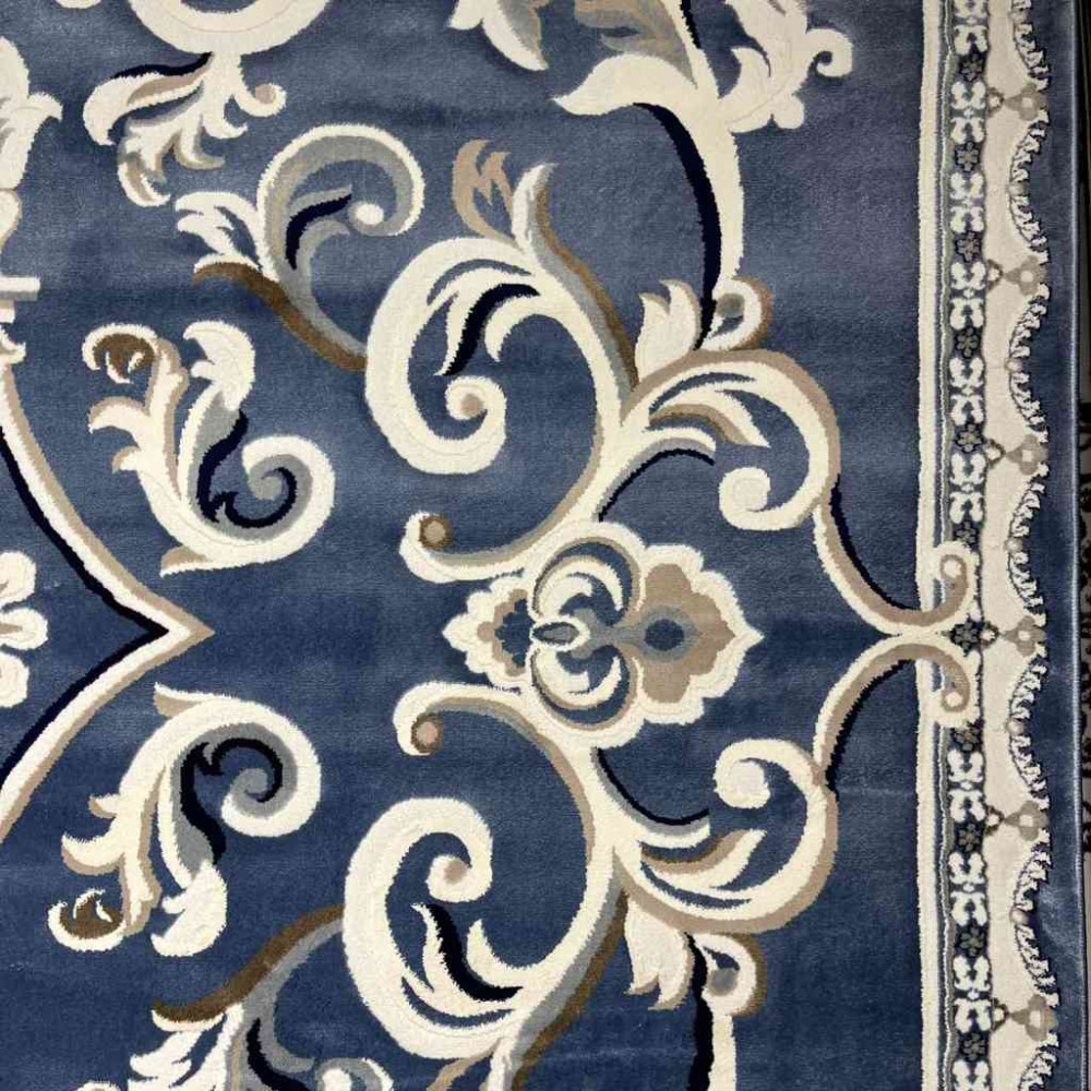 سجاد تركي ياسمين 9053A سماوي مقاس 50*80 سجاد تركي ياسمين 9053A سماوي مقاس 50*80