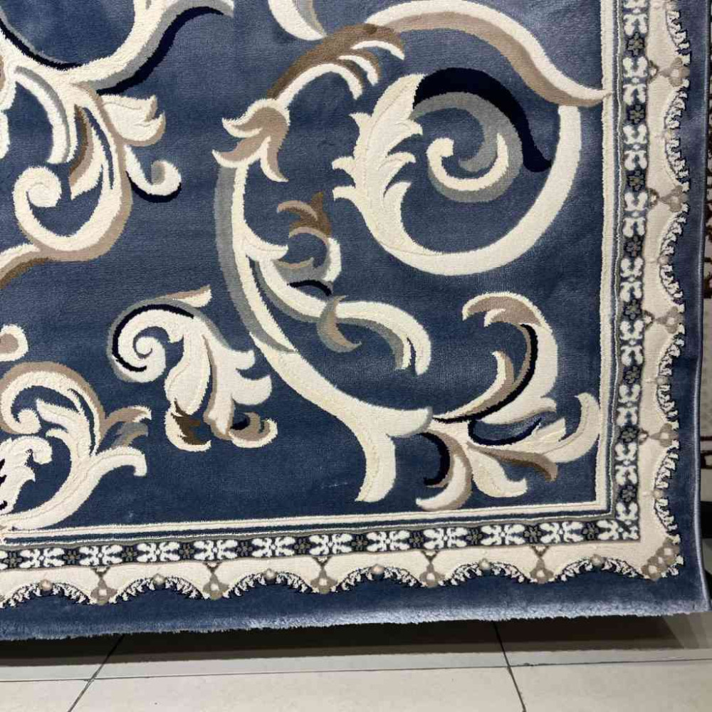 سجاد تركي ياسمين 9053A سماوي مقاس 50*80 سجاد تركي ياسمين 9053A سماوي مقاس 50*80