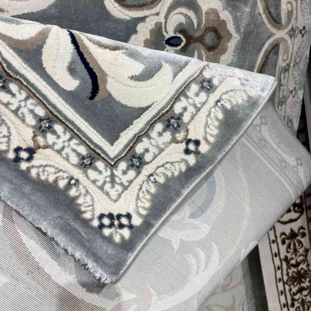 سجاد تركي ياسمين 9053A رصاصي مقاس 50*80 سجاد تركي ياسمين 9053A رصاصي مقاس 50*80