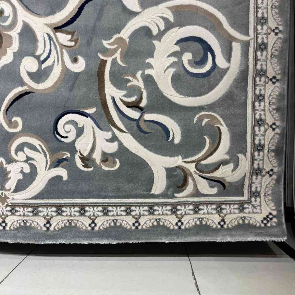 سجاد تركي ياسمين 9053A رصاصي مقاس 50*80 سجاد تركي ياسمين 9053A رصاصي مقاس 50*80