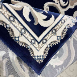 سجاد تركي ياسمين 9053A كحلي مقاس 400*500