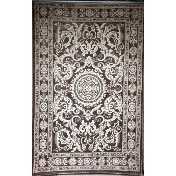 سجاد تركي ياسمين 9073A بني مقاس 200*300