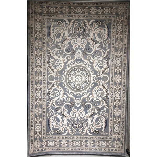سجاد تركي ياسمين 9073A رصاصي مقاس 50*80