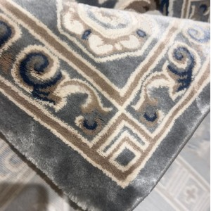 Turkish carpet yasmin 9073A gray size 100*200