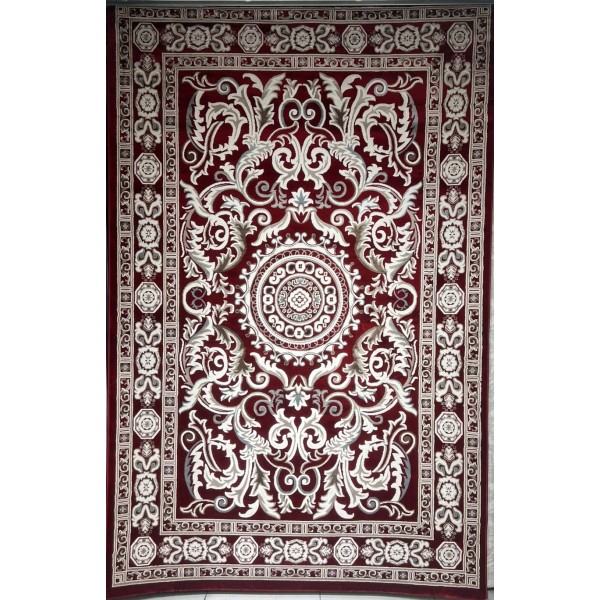 سجاد تركي ياسمين 9073A احمر مقاس 250*350