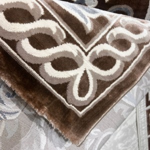Turkish carpet yasmin 9074A brown size 80*150