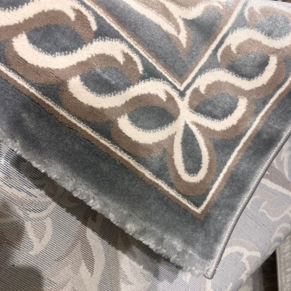 سجاد تركي ياسمين 9074A رصاصي مقاس 300*400