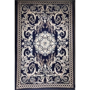Turkish carpet yasmin 9074A navy size 50*80