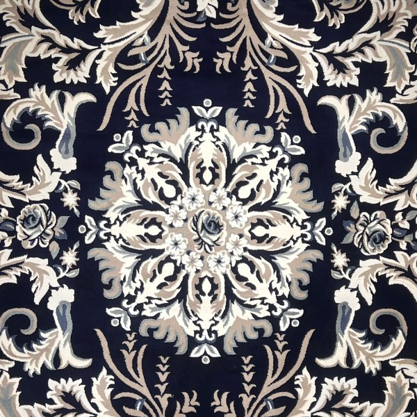 Turkish carpet yasmin 9074A navy size 50*80