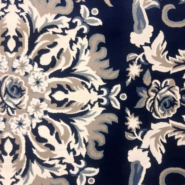 Turkish carpet yasmin 9074A navy size 50*80