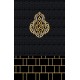 Luxurious prayer rug inspired by the Great Mosque of Mecca, the Black Stone