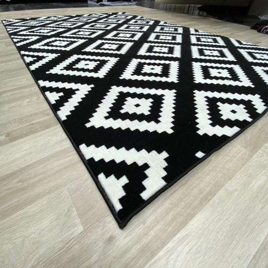 New May Bach Turkish carpets black white