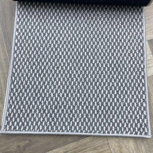 Dakar 0013 Dark Gray Dotted Padded Hotel Carpet