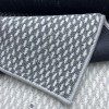 Dakar 0013 Dark Gray Dotted Padded Hotel Carpet