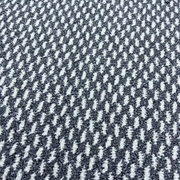 Dakar 0013 Dark Gray Dotted Padded Hotel Carpet