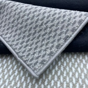Dakar 0019 Light Gray Dotted Padded Hotel Carpet