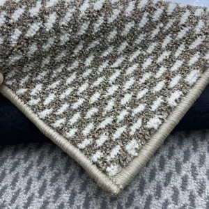Dakar 0027 Dark beige Dotted Padded Hotel Carpet