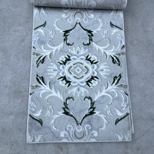 Turkish carpet with French pattern europe WH78A dark green cream