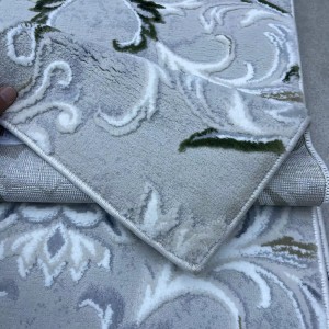 Turkish carpet with French pattern europe WH78A dark green cream