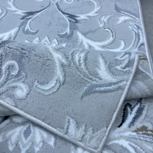 Turkish carpet with French pattern europe WH78A Light grey