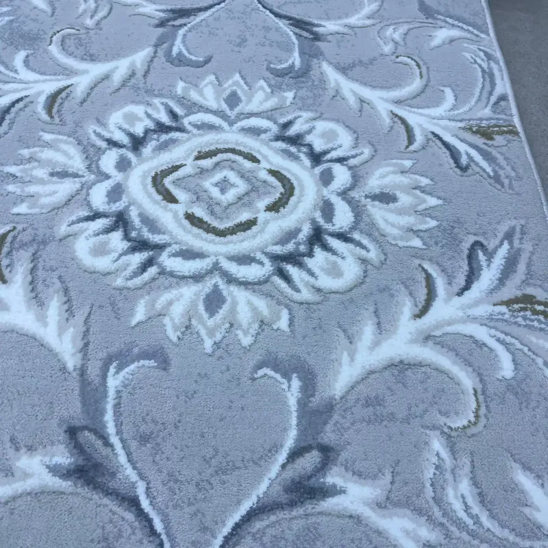 Turkish carpet with French pattern europe WH78A Light grey