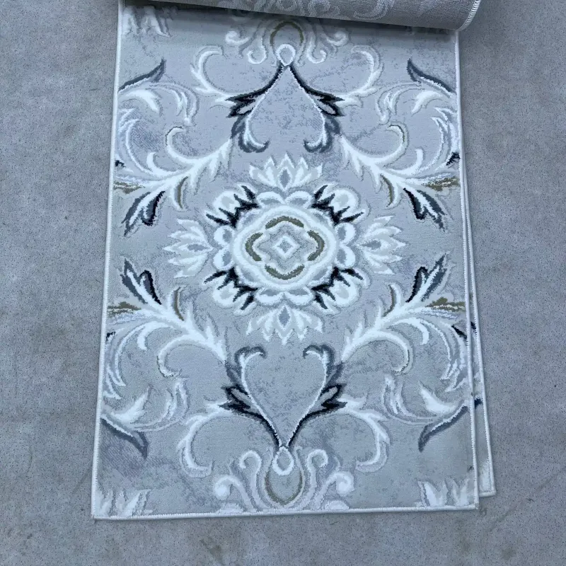 Turkish carpet with French pattern europe WH78A Light grey navy