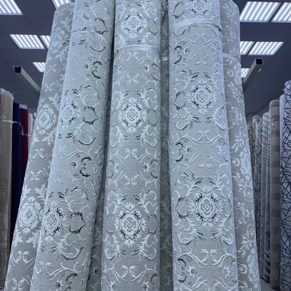 Turkish carpet with French pattern europe WH78A Light grey navy