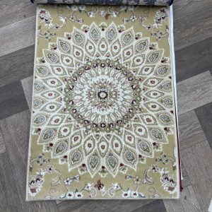 Classic Turkish patterned carpet Saif V421A beige