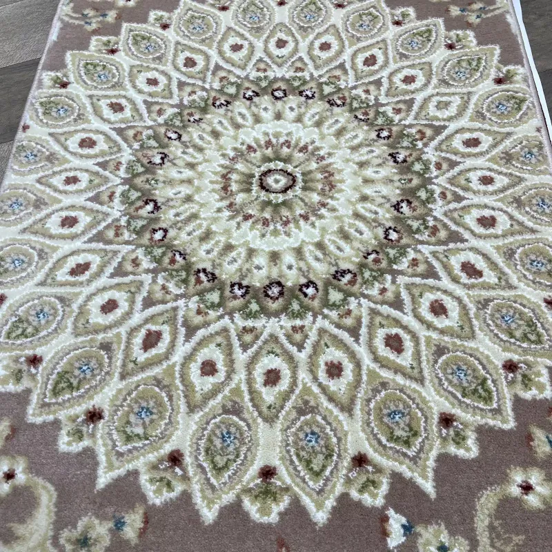 Classic Turkish patterned carpet Saif V421A brown