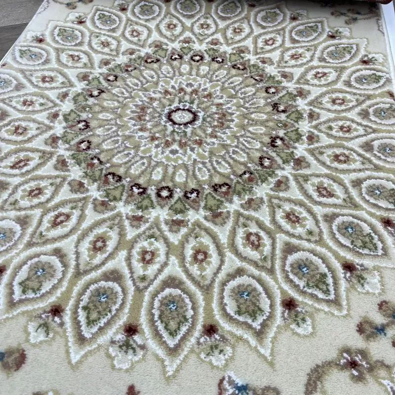 Classic Turkish patterned carpet Saif V421A cream