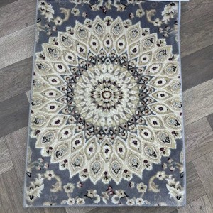 Classic Turkish patterned carpet Saif V421A gray
