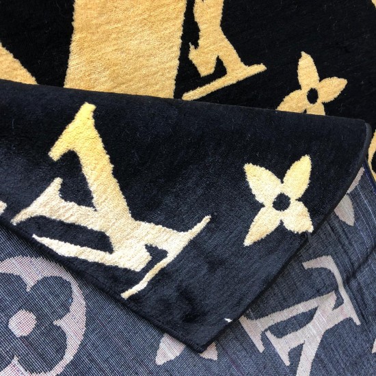 New Turkish May Bach carpets Louis Vuitton black and gold