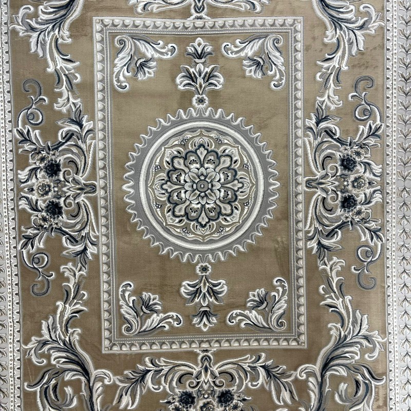 سجاد تركي نقش فرنسي باريس 32125B بيج مقاس 50*80