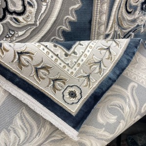 Turkish rug with French pattern Paris 32125B blue size 50*80