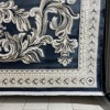 Turkish rug with French pattern Paris 32125B blue size 50*80