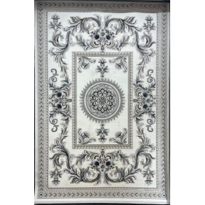 سجاد تركي نقش فرنسي باريس 32125B كريم مقاس 200*300