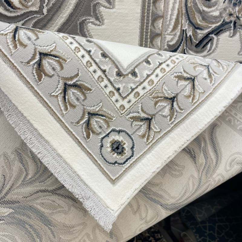 سجاد تركي نقش فرنسي باريس 32125B كريم مقاس 200*300