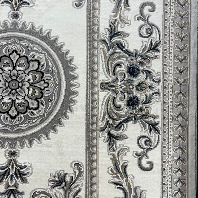 سجاد تركي نقش فرنسي باريس 32125B كريم مقاس 200*300
