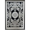Turkish rug with French pattern Paris 32125B navy size 100*200