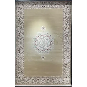 سجاد اصفهان تركي كلاسيك E506B بيج مقاس 400*700