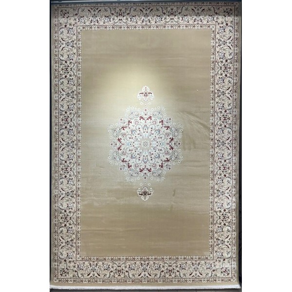 سجاد اصفهان تركي كلاسيك E506B بيج مقاس  80*150
